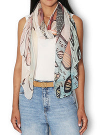 THE ARTIST LABEL POTTED PLANTS SCARF