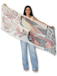 THE ARTIST LABEL POTTED PLANTS SCARF