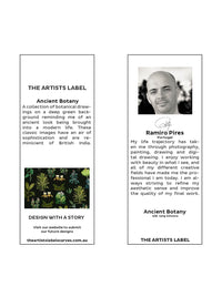 THE ARTIST LABEL ANCIENT BOTANY SILK LONG KIMONO