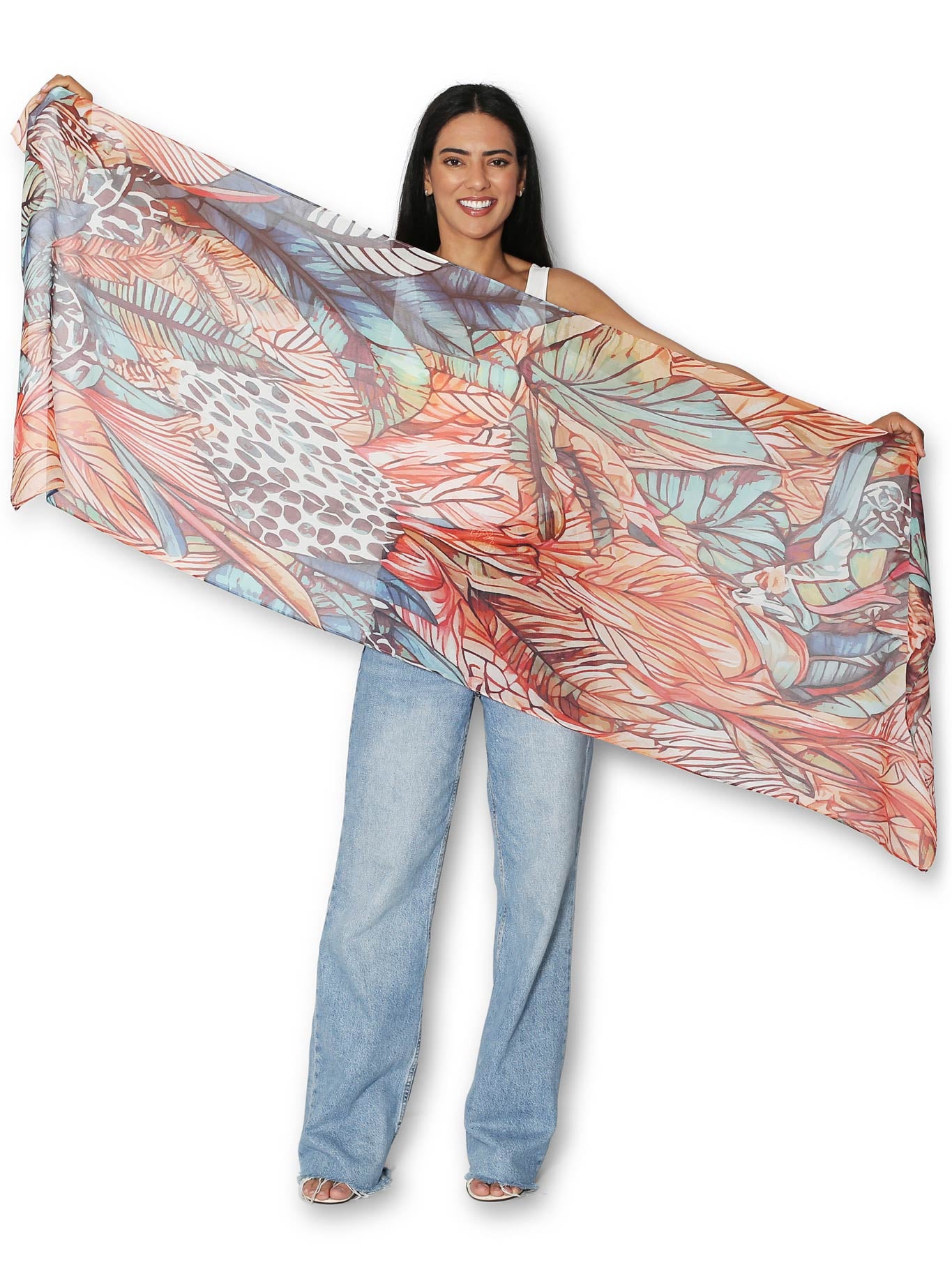 THE ARTISTS LABEL WILD SYMPHONY SCARF