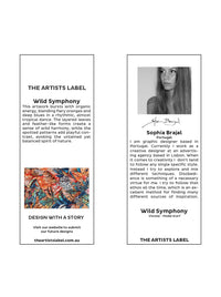 THE ARTISTS LABEL WILD SYMPHONY SCARF