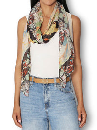 THE ARTISTS LABEL FOLK STILL LIFE SCARF