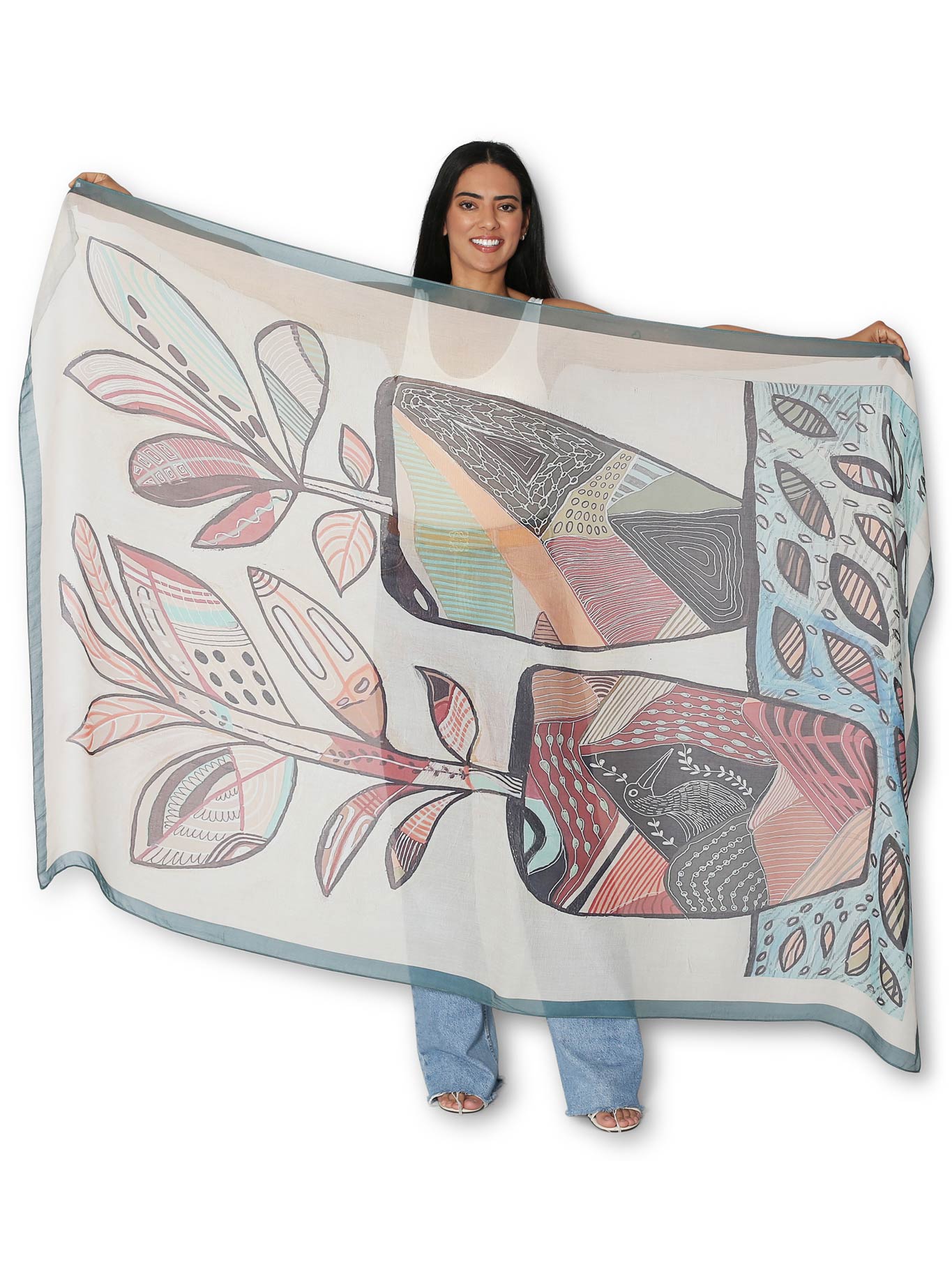 THE ARTISTS LABEL POTTED PLANTS OF LOVE SARONG