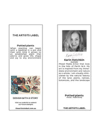 THE ARTISTS LABEL POTTED PLANTS OF LOVE SARONG