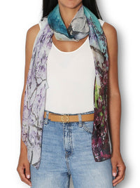 THE ARTISTS LABEL SYDNEY HARBOUR SILK SCARF