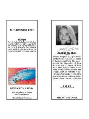 THE ARTISTS LABEL BUDGIE SCARF