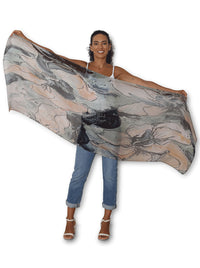 THE ARTISTS LABEL FLOWER SCARF