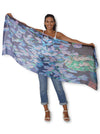 THE ARTISTS LABEL GREEN VASE SCARF