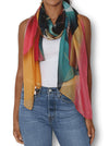 THE ARTISTS LABEL ABSTRACT FLOW SILK SCARF