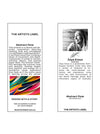 THE ARTISTS LABEL ABSTRACT FLOW SILK SCARF
