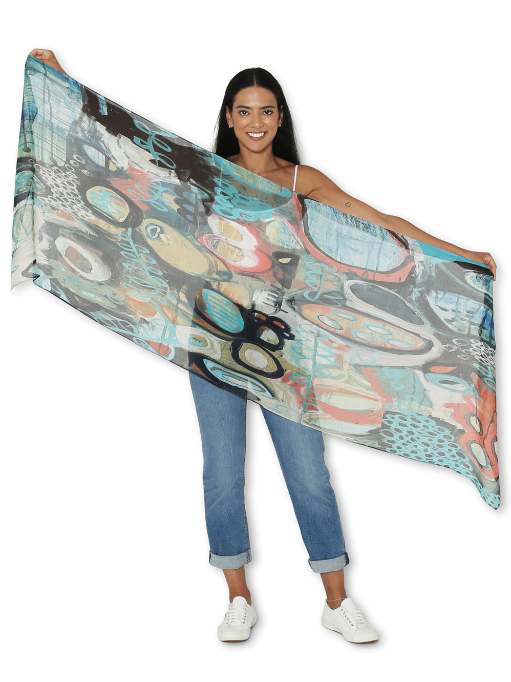 THE ARTISTS LABEL ROCK POOL SCARF