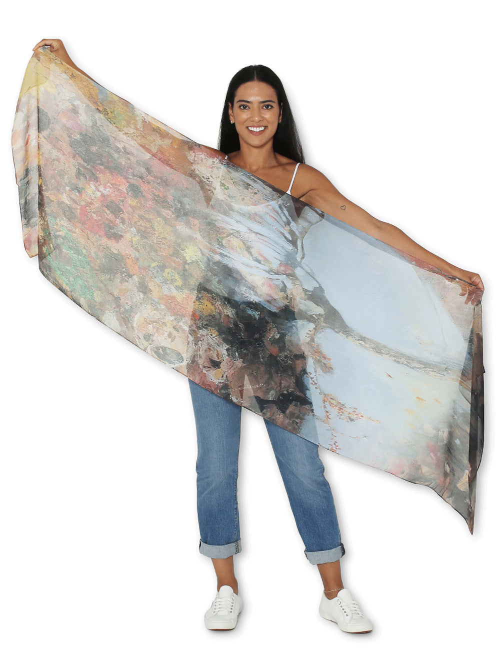 THE ARTISTS LABEL TREE LIFE SCARF