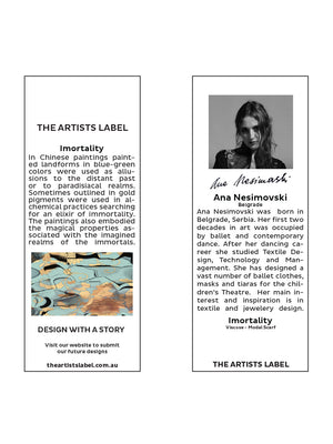 THE ARTISTS LABEL IMORTALITY SCARF