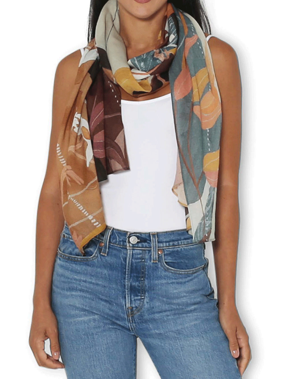 THE ARTISTS LABEL EMBRACING CHANGE WOOL SCARF