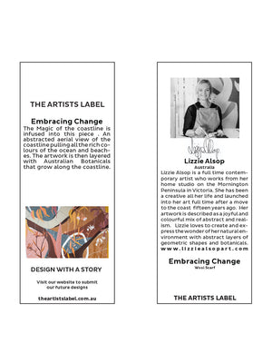 THE ARTISTS LABEL EMBRACING CHANGE WOOL SCARF