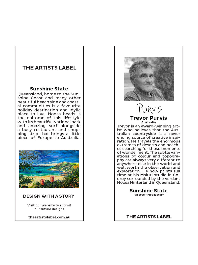 THE ARTISTS LABEL SUNSHINE STATE SCARF