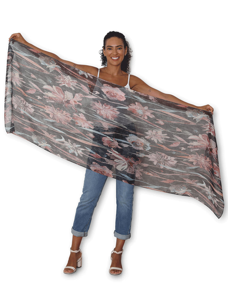 THE ARTISTS LABEL PUZZLE BLOOM SCARF
