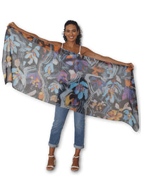 THE ARTISTS LABEL NIGHT FLOWERS SCARF