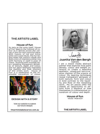 THE ARTISTS LABEL HOUSE OF FUN SCARF