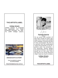 THE ARTISTS LABEL INDIGO DREAM SCARF