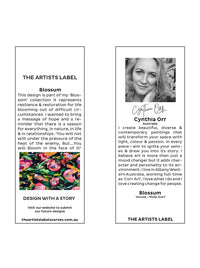 THE ARTISTS LABEL BLOSSOM SCARF