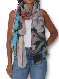 THE ARTISTS LABEL CAMOUFLAGE FOX SCARF