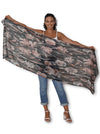 THE ARTISTS LABEL PUZZLE BLOOM WOOL SCARF