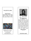 THE ARTISTS LABEL NIGHT FLOWERS WOOL SCARF