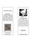 THE ARTISTS LABEL PUZZLE BLOOM SILK SQUARE SCARF