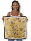 THE ARTISTS LABEL ORIENTE FOULARD SILK SQUARE SCARF
