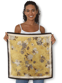 THE ARTISTS LABEL ORIENTE FOULARD SILK SQUARE SCARF