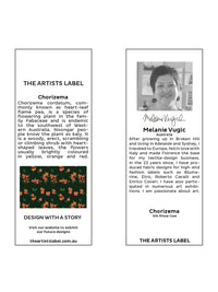 THE ARTISTS LABEL CHORIZEMA SILK PILLOW CASE