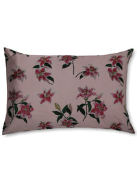 THE ARTISTS LABEL DUSTY TIGER LILIES SILK PILLOW CASE