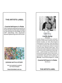 THE ARTISTS LABEL COASTAL WHISPERS SILK KIMONO