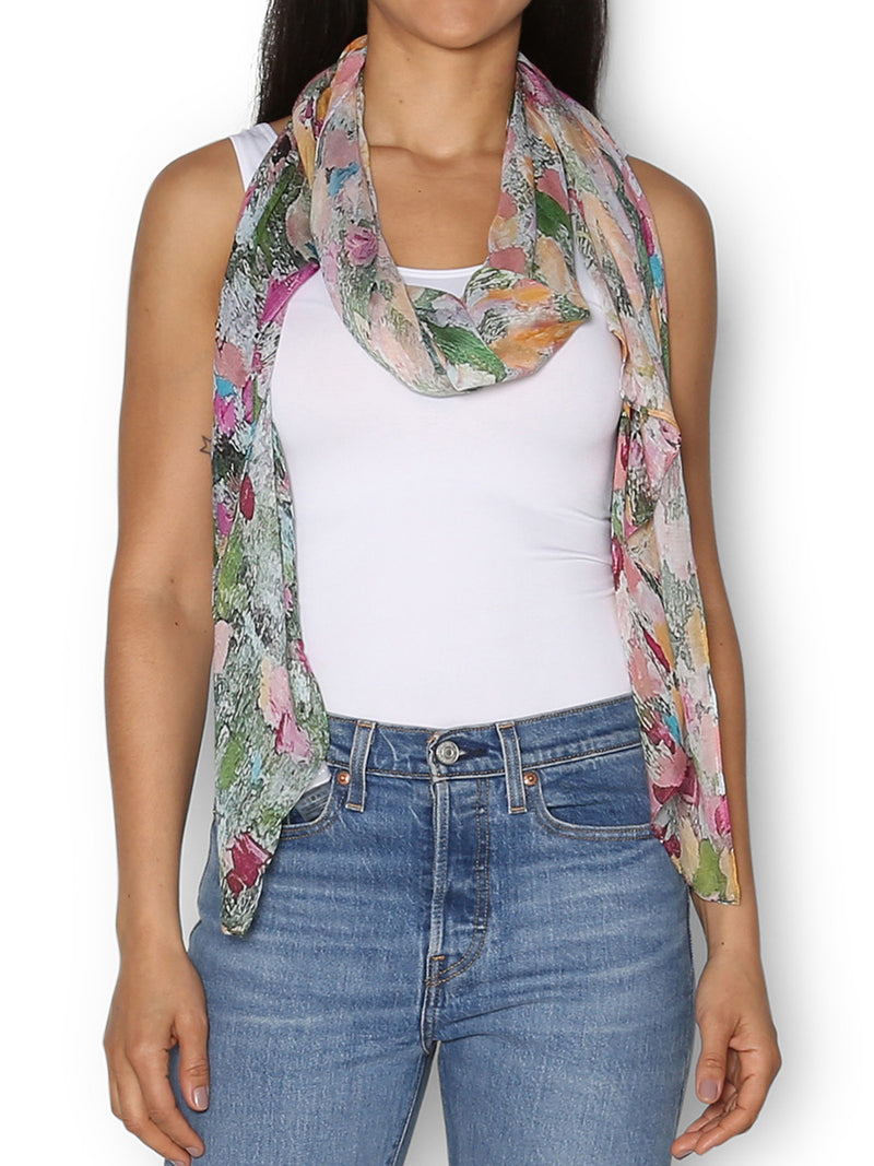 THE ARTISTS LABEL MONETS GARDEN SCARF