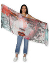THE ARTISTS LABEL RED LIPS SCARF