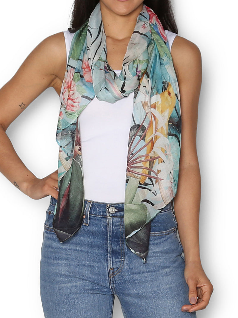 THE ARTISTS LABEL TROPICAL OASIS SCARF