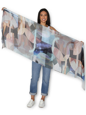 THE ARTISTS LABEL UNDERWATER CITY SCARF