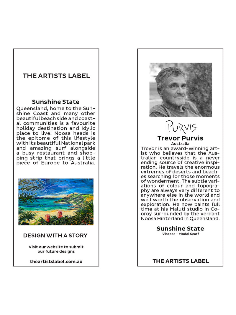 THE ARTISTS LABEL SUNSHINE STATE SCARF