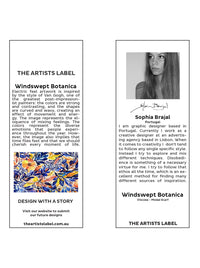 THE ARTISTS LABEL WINDSWEPT BOTANICA SCARF