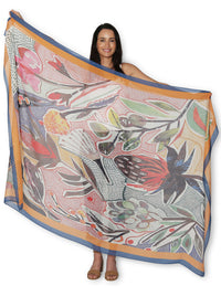 THE ARTISTS LABEL SUNSHINE & AUSTRALIAN NATIVES SCARF