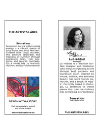 THE ARTISTS LABEL SENSATION SILK SCARF