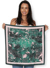 THE ARTISTS LABEL TWLIGHT FOREST SILK SQUARE SCARF