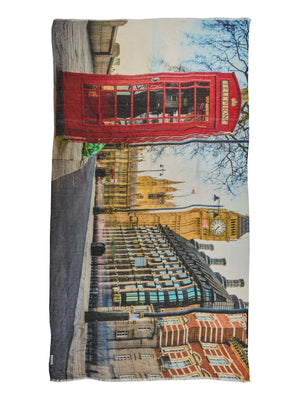 THE SCARF COMPANY LONDON PHONE BOX SCARF