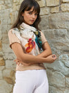 THE SCARF COMPANY SAFFRON SILK SCARF