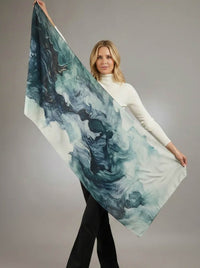 THE SCARF COMPANY EDITH WOOL CASHMERE SCARF