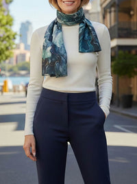 THE SCARF COMPANY EDITH WOOL CASHMERE SCARF