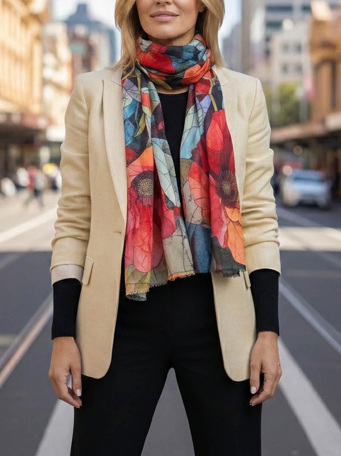 THE SCARF COMPANY PHEOBE WOOL SCARF