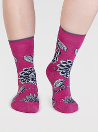 THOUGHT 4 PACK HAPPY THINGS BOX OF ORGANIC COTTON SOCKS