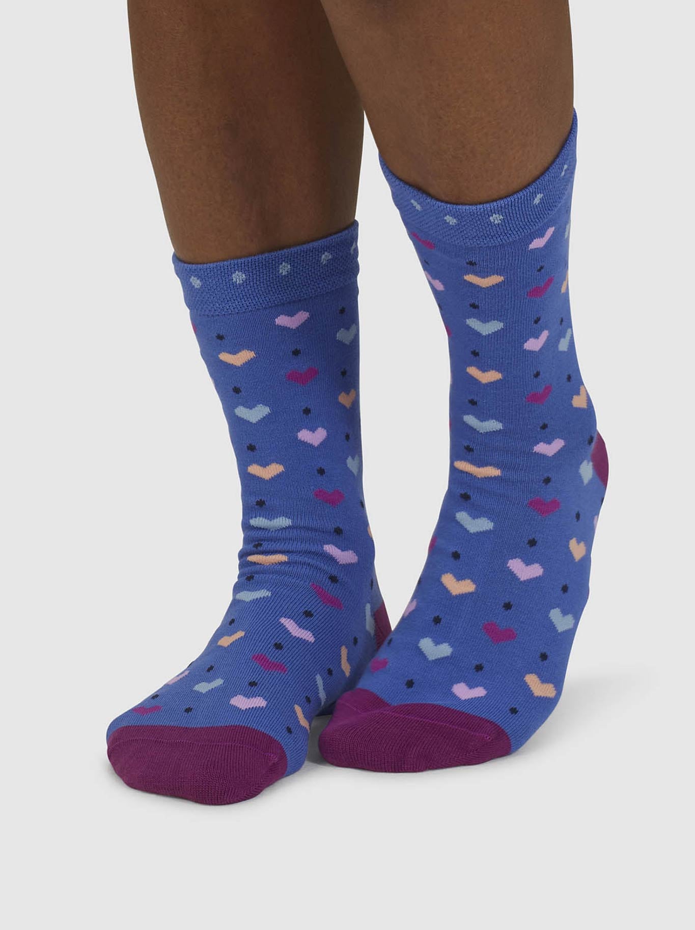 THOUGHT 4 PACK HAPPY THINGS BOX OF ORGANIC COTTON SOCKS